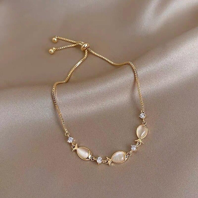 צמיד זירקון אופל